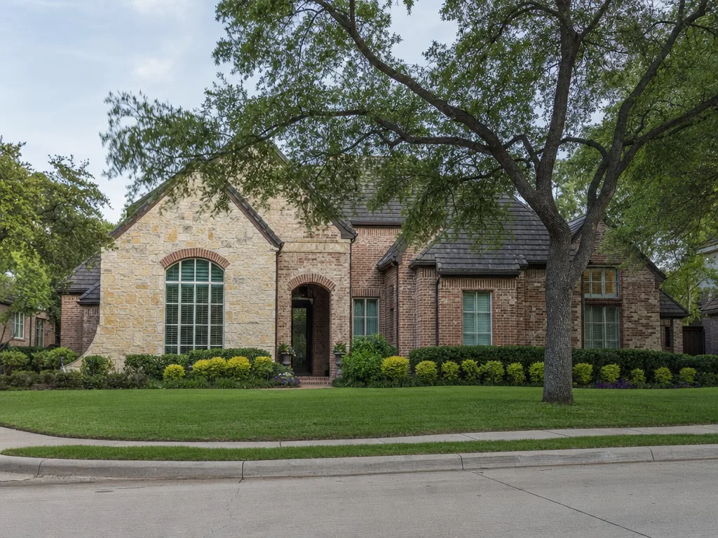 Luxury built-in kitchen in a Addison, Texas home