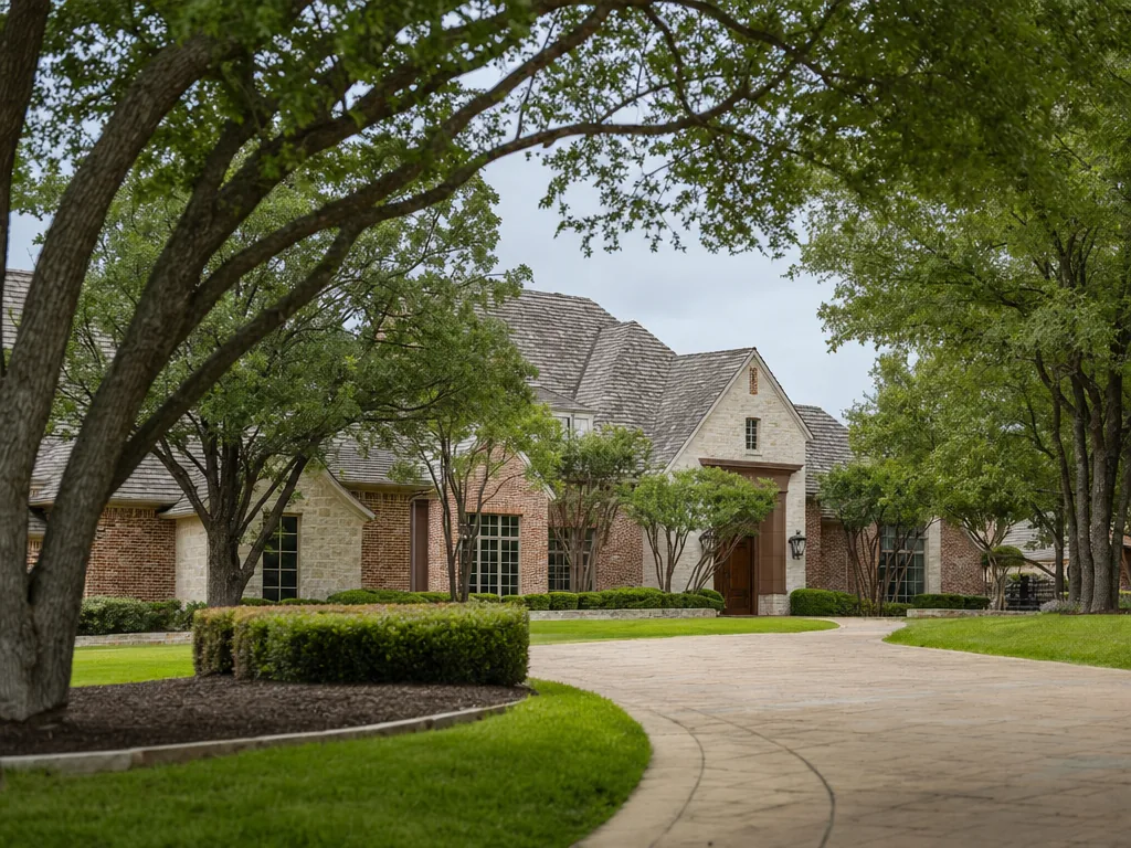 Luxury built-in kitchen in a Aledo, Texas home