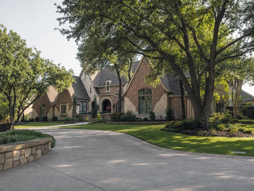 Luxury built-in kitchen in a Colleyville, Texas home