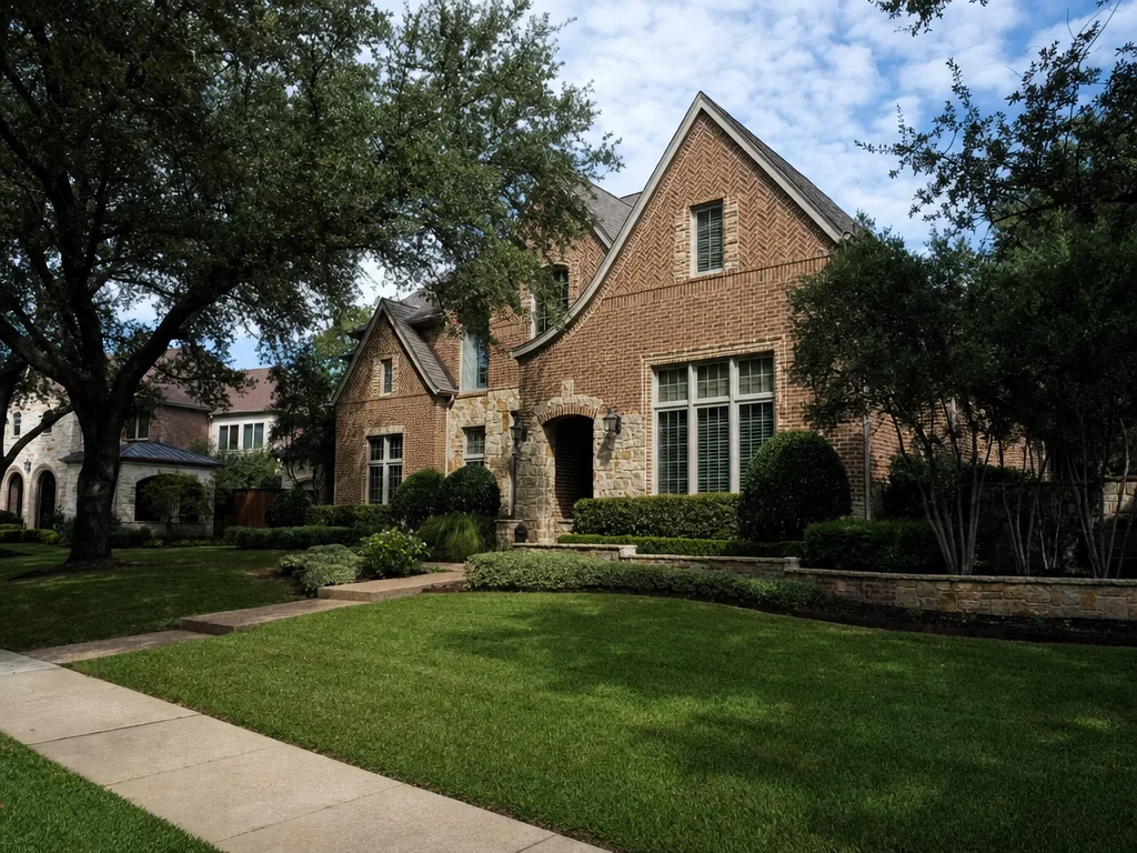Luxury built-in kitchen in a Coppell, Texas home