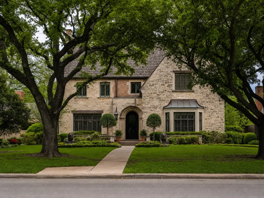 Luxury built-in kitchen in a Fort Worth, Texas home