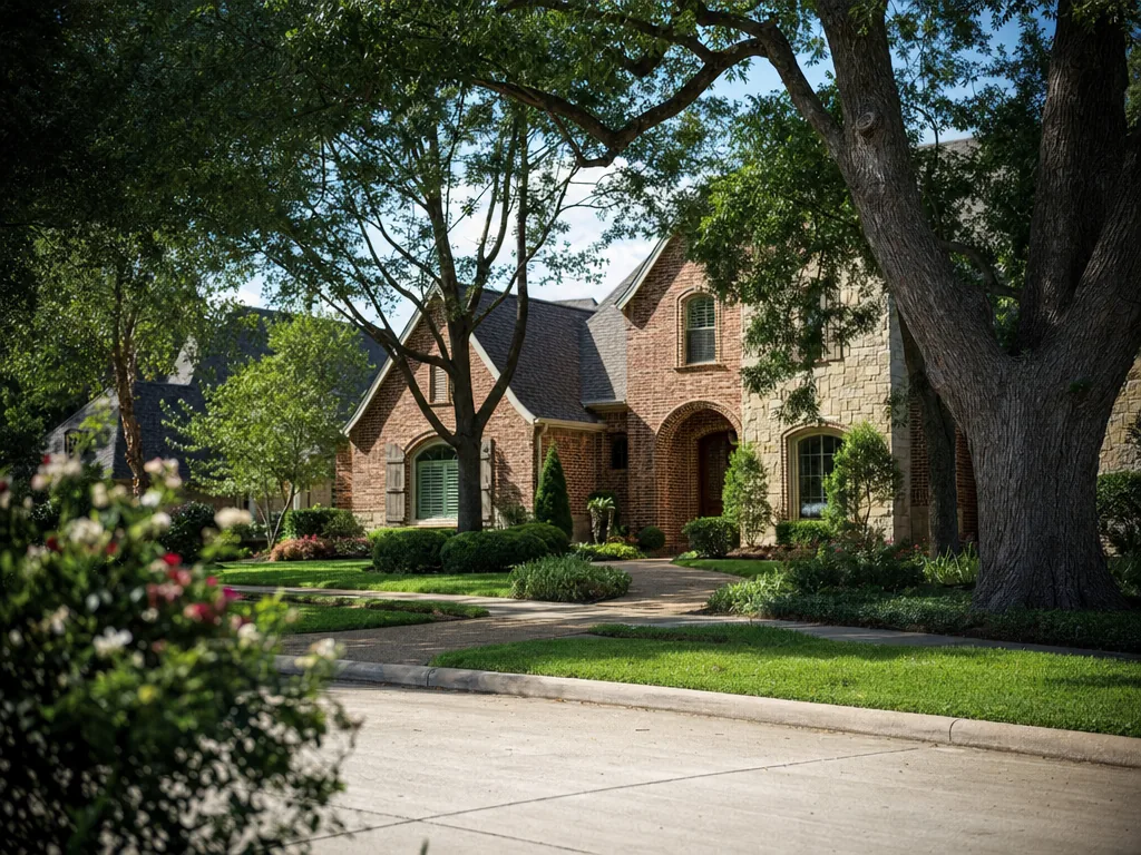 Luxury built-in kitchen in a Grapevine, Texas home