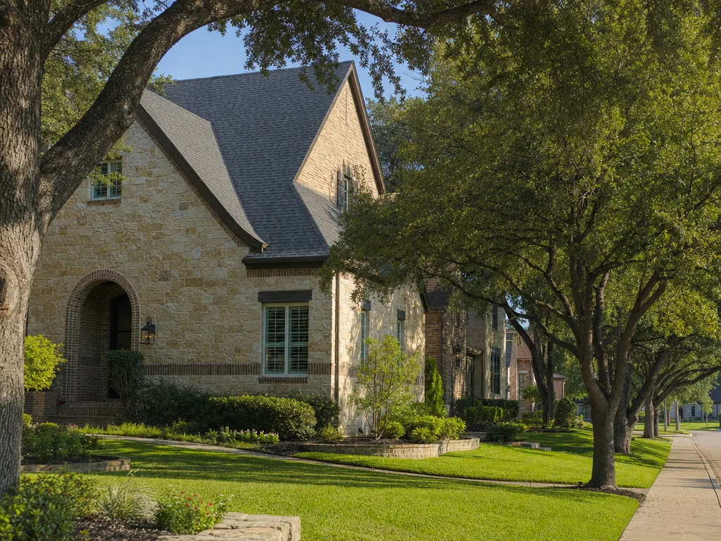 Luxury built-in kitchen in a Little Elm, Texas home