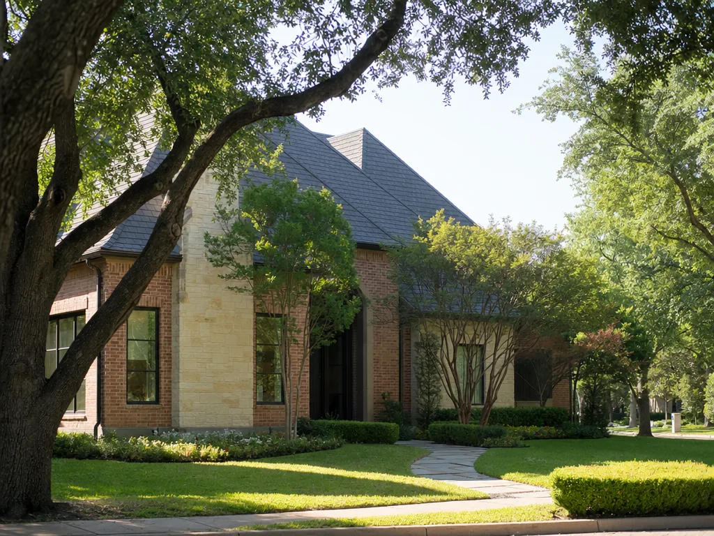 Luxury built-in kitchen in a Westover Hills, Texas home